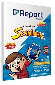 Papel Report Seninha Branco A4 C/50f 120g