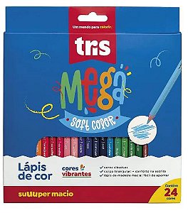 Lapis de Cor Tris Megasoft C/24 cores 678252