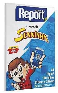 Papel Report Seninha Branco A4 C/100f