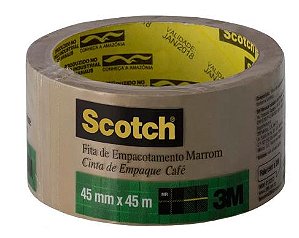 Fita Adesiva Scotch 45mmx45m Marrom 3m 5802 Hb004031207