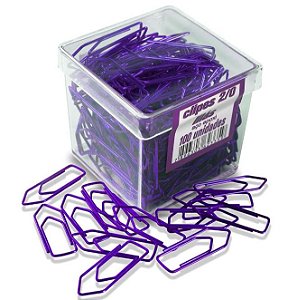 Clipes 2/0 Aço Epoxi Lilas C/100 91467350