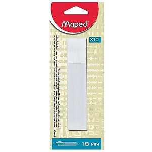 Conjunto C/10 Lâminas 18mm X10 640721 Maped Maped