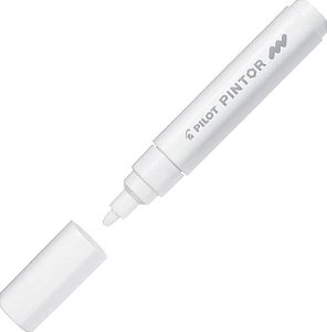 Marcador Pilot Pintor Medio Branco