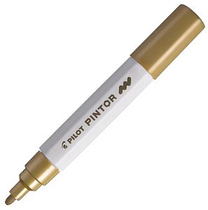 Marcador Pilot Pintor Medio Ouro
