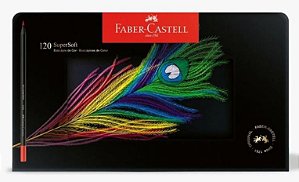 Lapis de Cor C/120 Cores Super Soft Lata 1207120soft