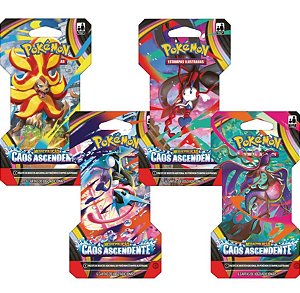 Cartas Pokemon Blister Caos Ascendente envio sortido
