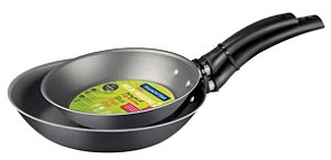 Jogo Frigideiras Alum 2pc Turim Chumbo 20198/660