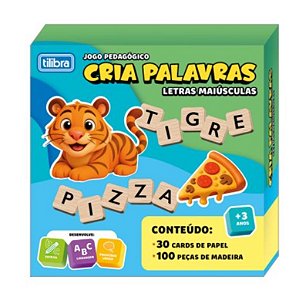 Jogo Pedagogico Cria Palavras Maiuscula