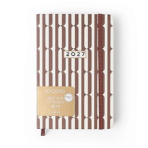 Agenda 14x21 Planner Diaria Veredas Marrom