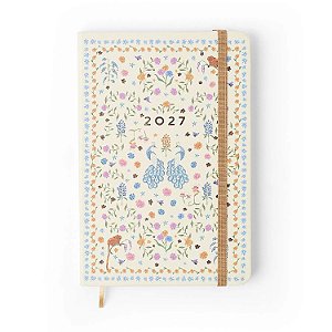 Agenda 14x21 Planner Semanal Anotaçoes Relicario Realeza Marinho
