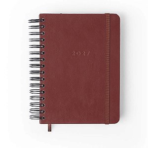 Agenda Planner Wireo A5 Diaria Cafe