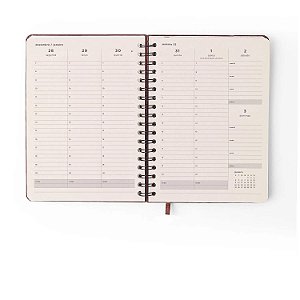 Agenda Planner Wireo 17x24 Semanal Planejamento Petit Lambreta