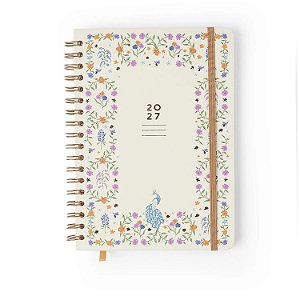 Agenda Planner Wireo 17x21 Semanal Planejamneto Relicario Secreto Off White