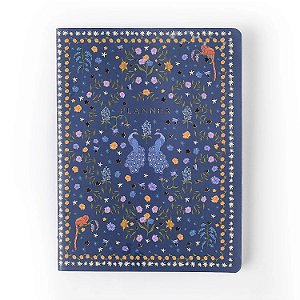 Agenda Planner Permanente Revista Mensal 19x25 Relicario Realeza Marinho