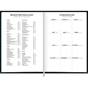 Agenda Tilibra Napoli Preta 134x192mm Tilibra
