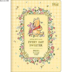 Agenda Tilibra Planner Grampeada Pooh
