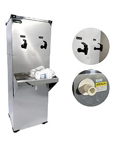 BEBEDOURO INDUSTRIAL 25 LITROS 2 TORNEIRAS 220V