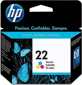 Cartucho HP 22 Colorido Original (C9352AB)