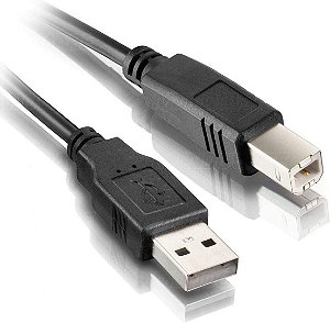 CABO DE IMPRESSORA COM FILTRO USB 2.0 3 METROS PRETO