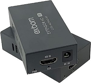 EXTENSOR HDMI CAT5 CAT6 HDMI BIVOLT 60 METROS DE ALCANCE 1080P