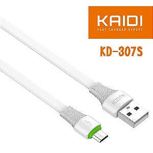 CABO DE DADOS & CARGA 2.4A / USB / 1M / V8  ( KD-306 ) - KAIDI