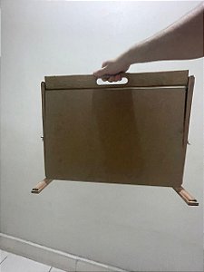 Rebatedor / Returnboard ( tábua de retorno ) para treinos tênis de mesa - capacidade 06 borrachas