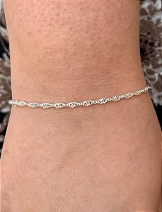 Pulseira Singapura 19cm Prata 925
