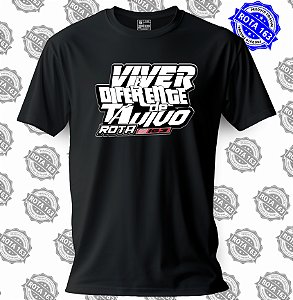 CAMISETA ROTA 163 VIVER É DIFERENTE DE TA VIVO