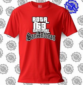 CAMISETA ROTA 163 GTA