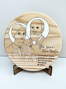 São Luís e Santa Zélia Martin - Quadro decorativo