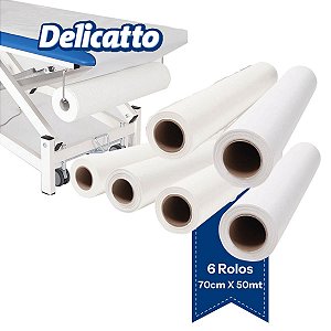 Lencol Descartavel Maca 6un 70x50 Lencois Maca Delicatto