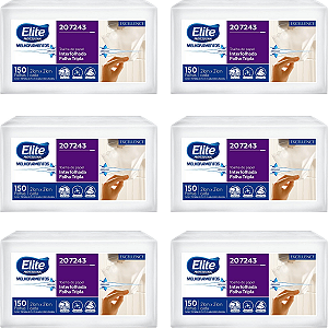 Kit 900 Folhas Papel Tolha Folha Tripla Interfolha Elite Excellence Toalha de Papel Folha Tripla