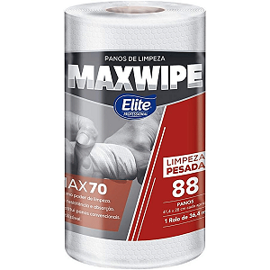 Pano de Limpeza Reutilizavel Multiuso Maxwipe 88 Panos Absorvente Limpeza Pesada