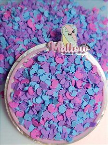 Micro stitch rosa, roxo e azul