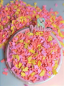 Micro dinossauros rosa