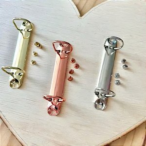 Garras para fichário 2 argolas - Tamanho A6