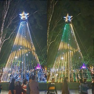 Árvore de Natal Pixel Digital 7 metros