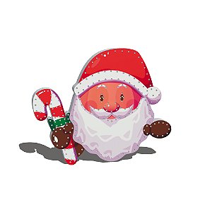 Papai Noel Com Doce - Linha Dia e Noite Natal