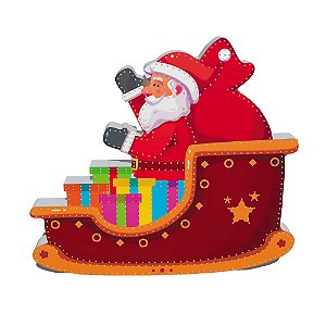 Papai Noel no Trenó - Linha Dia e Noite Natal