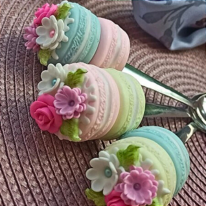 Molde Macarons para colheres