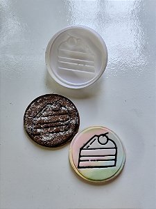 Kit cortador marcador fatia de bolo