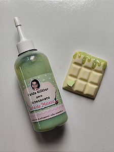 Calda glitter verde