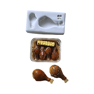 Molde coxinhas de frango