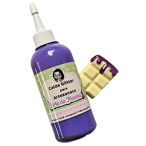 Calda Glitter Roxo 100 ml