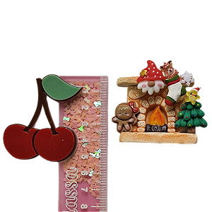 Molde de silicone mini lareira