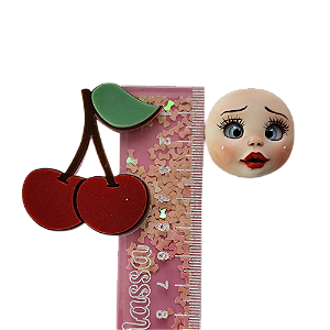 Molde de silicone cabeça doll P Mari