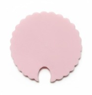 Tampa de caneca com encaixe para colher em PLA rosa bebê