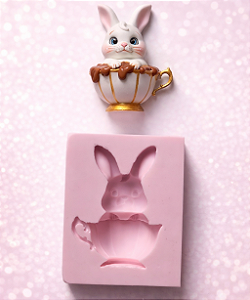 Molde Coelho na xícara