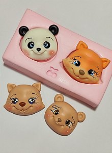 Molde cabeças modeladas