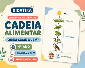 ATIVIDADES DE CIÊNCIAS - CADEIA ALIMENTAR